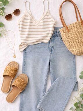 American Eagle Straight Jeans Light Wash X-Long Tall Womens Size 12